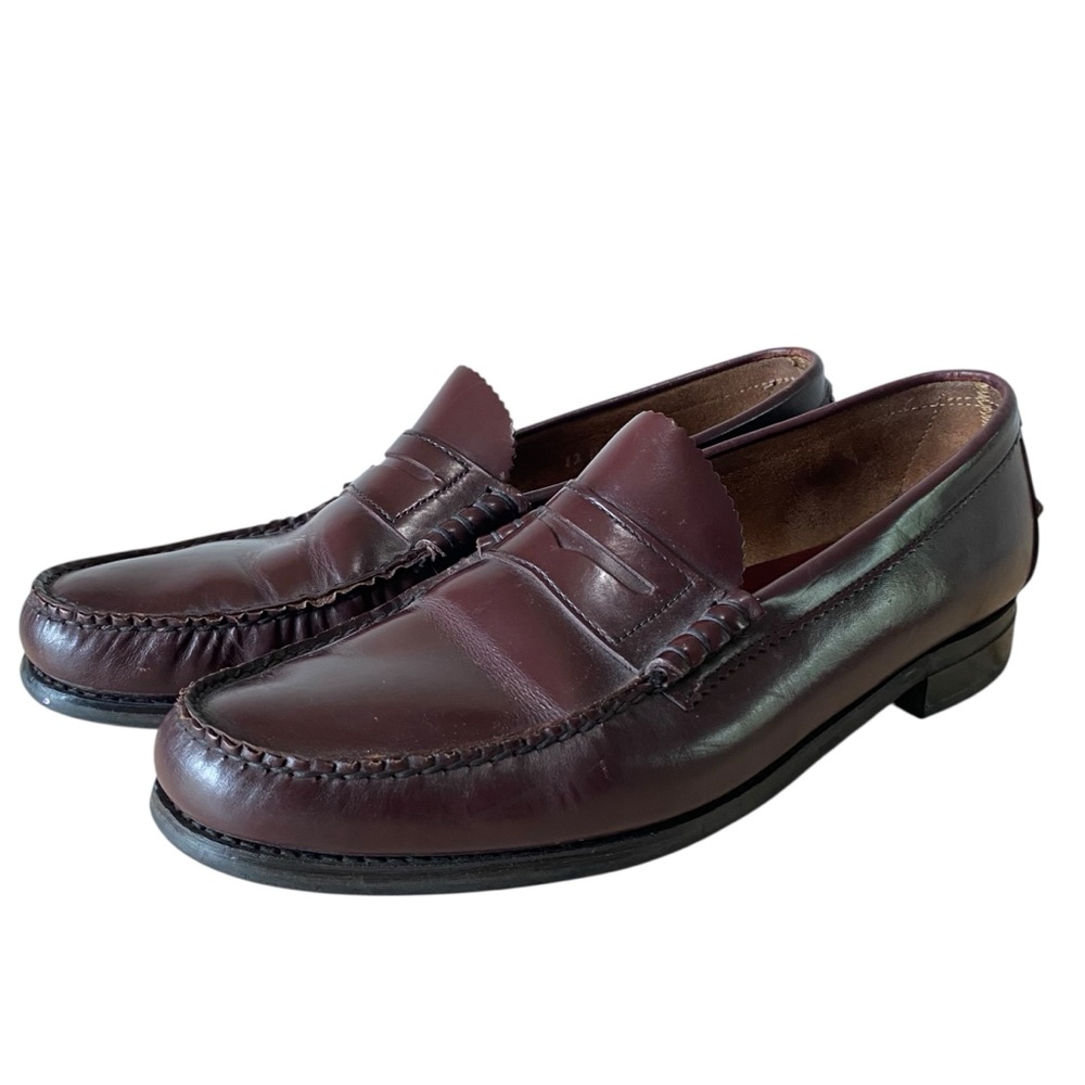 Dexter Handsewn Vintage Loafer Mens 12 Brown Leather Made In USA Slip On Classic